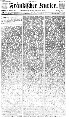 Fränkischer Kurier Dienstag 19. Februar 1867