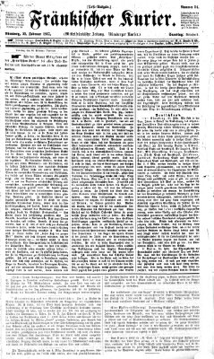 Fränkischer Kurier Samstag 23. Februar 1867