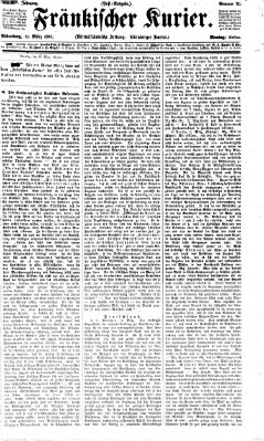 Fränkischer Kurier Montag 11. März 1867