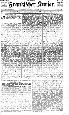 Fränkischer Kurier Dienstag 12. März 1867