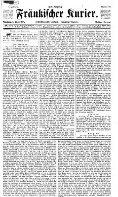 Fränkischer Kurier Freitag 5. April 1867