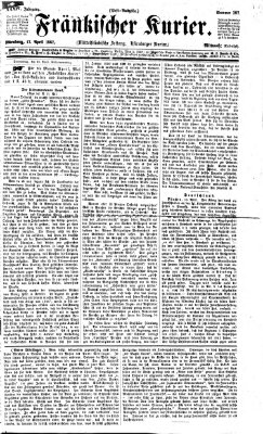 Fränkischer Kurier Mittwoch 17. April 1867