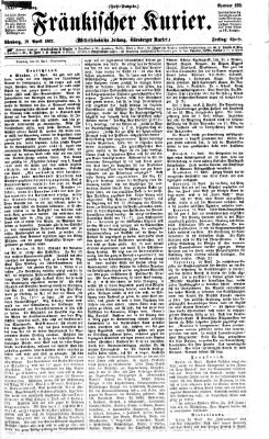 Fränkischer Kurier Freitag 19. April 1867