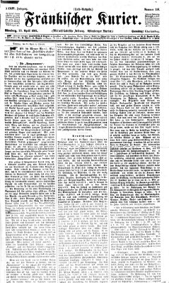 Fränkischer Kurier Samstag 20. April 1867