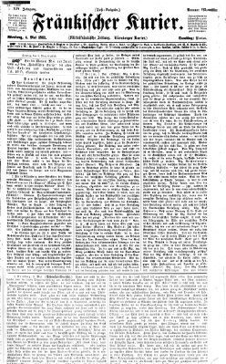 Fränkischer Kurier Samstag 4. Mai 1867