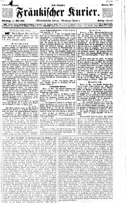 Fränkischer Kurier Freitag 17. Mai 1867