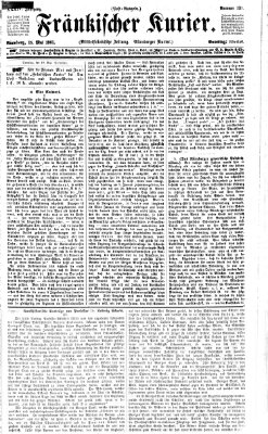 Fränkischer Kurier Samstag 18. Mai 1867