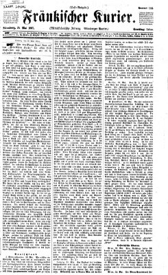 Fränkischer Kurier Samstag 25. Mai 1867