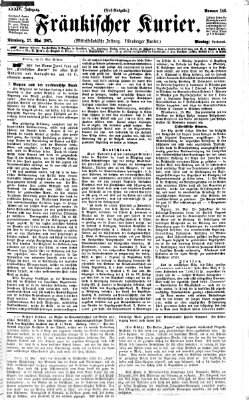 Fränkischer Kurier Montag 27. Mai 1867