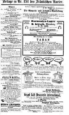 Fränkischer Kurier Samstag 1. Juni 1867