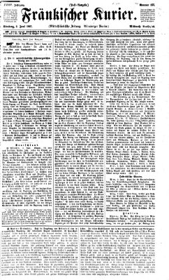 Fränkischer Kurier Mittwoch 5. Juni 1867