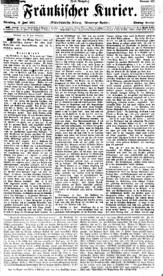 Fränkischer Kurier Dienstag 18. Juni 1867