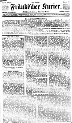 Fränkischer Kurier Samstag 22. Juni 1867