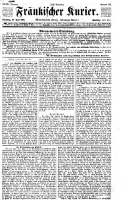 Fränkischer Kurier Samstag 29. Juni 1867