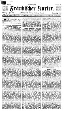 Fränkischer Kurier Donnerstag 4. Juli 1867