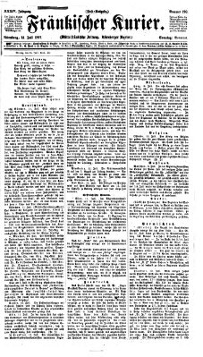 Fränkischer Kurier Sonntag 14. Juli 1867