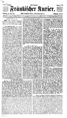 Fränkischer Kurier Mittwoch 24. Juli 1867