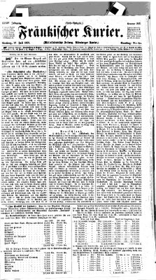 Fränkischer Kurier Samstag 27. Juli 1867