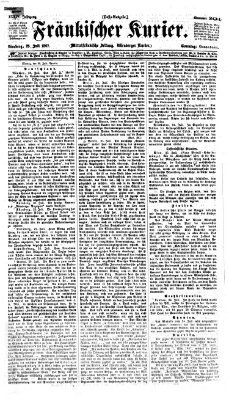 Fränkischer Kurier Sonntag 28. Juli 1867