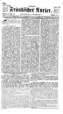 Fränkischer Kurier Montag 26. August 1867