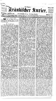 Fränkischer Kurier Mittwoch 4. September 1867