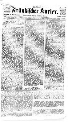 Fränkischer Kurier Dienstag 10. September 1867