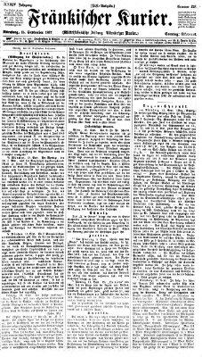 Fränkischer Kurier Sonntag 15. September 1867