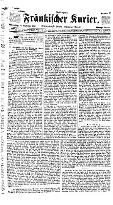 Fränkischer Kurier Montag 16. September 1867