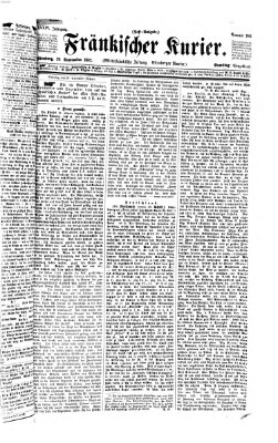 Fränkischer Kurier Samstag 28. September 1867