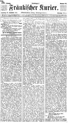 Fränkischer Kurier Sonntag 29. September 1867