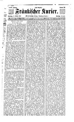 Fränkischer Kurier Sonntag 13. Oktober 1867