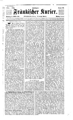 Fränkischer Kurier Montag 14. Oktober 1867