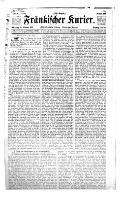 Fränkischer Kurier Dienstag 15. Oktober 1867