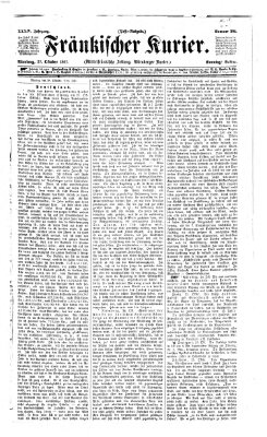 Fränkischer Kurier Sonntag 27. Oktober 1867