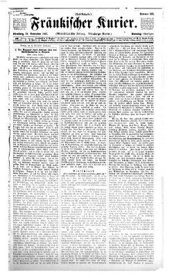 Fränkischer Kurier Sonntag 24. November 1867