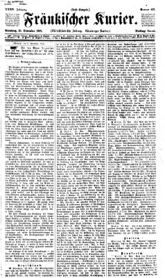 Fränkischer Kurier Dienstag 26. November 1867