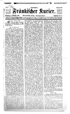 Fränkischer Kurier Samstag 30. November 1867