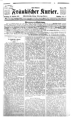 Fränkischer Kurier Samstag 28. Dezember 1867