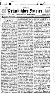 Fränkischer Kurier Sonntag 5. Januar 1868