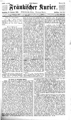 Fränkischer Kurier Freitag 10. Januar 1868