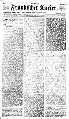 Fränkischer Kurier Mittwoch 15. Januar 1868