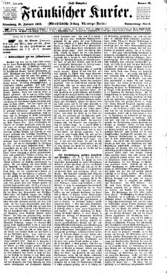 Fränkischer Kurier Donnerstag 16. Januar 1868