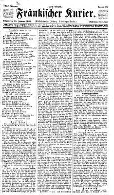 Fränkischer Kurier Sonntag 26. Januar 1868