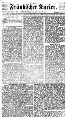 Fränkischer Kurier Montag 27. Januar 1868