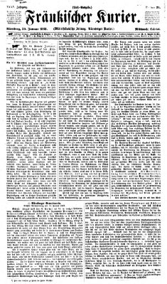 Fränkischer Kurier Mittwoch 29. Januar 1868