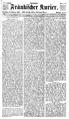 Fränkischer Kurier Montag 24. Februar 1868