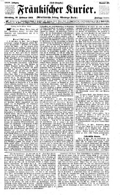 Fränkischer Kurier Freitag 28. Februar 1868