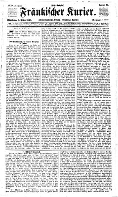 Fränkischer Kurier Montag 9. März 1868