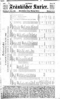 Fränkischer Kurier Montag 16. März 1868