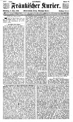 Fränkischer Kurier Dienstag 17. März 1868